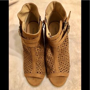 Torrid open Toe Booties
